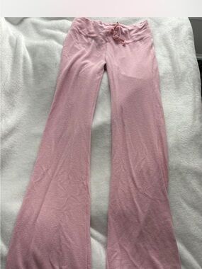 Wildfox Baby Pink Tennis Club Fleece Track Pants